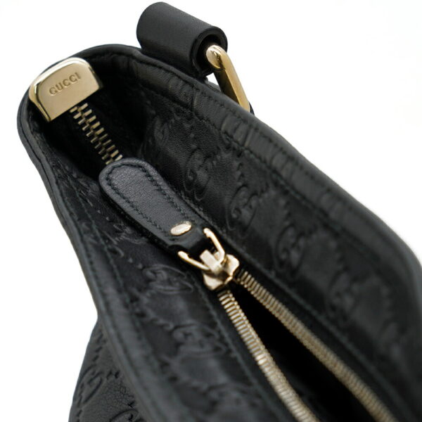 13892 5 Gucci Guccisima Shoulder Bag Black