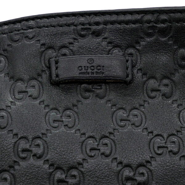 13892 9 Gucci Guccisima Shoulder Bag Black