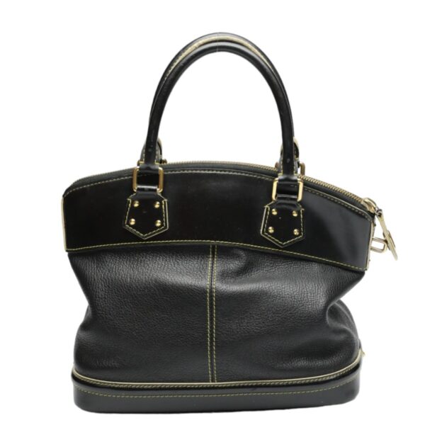 1401140003020 0 2 Louis Vuitton Suhali Lockit PM Handbag Calf Leather Black