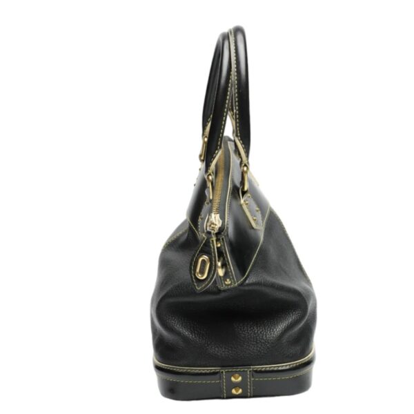 1401140003020 0 4 Louis Vuitton Suhali Lockit PM Handbag Calf Leather Black