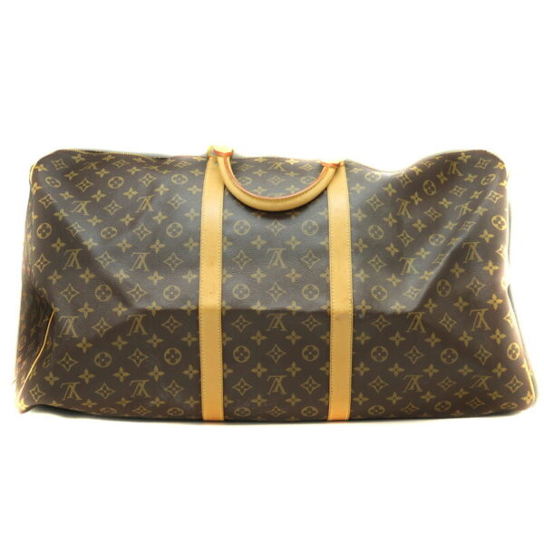 1429 2 Louis Vuitton Keepall 60 Bag Monogram Canvas Brown