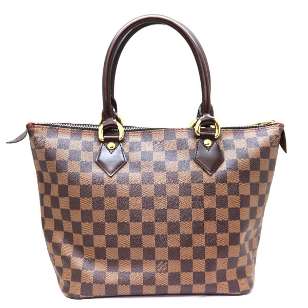 1483 1 Louis Vuitton Saleya PM Damier Ebene Handbag Brown