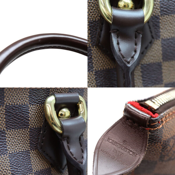 1483 7 Louis Vuitton Saleya PM Damier Ebene Handbag Brown