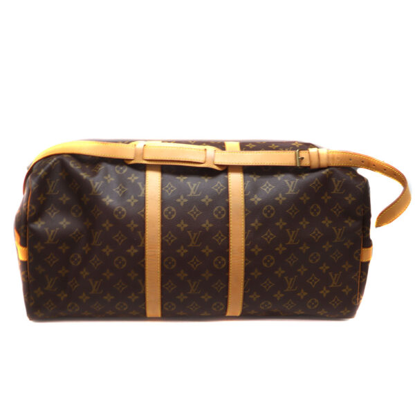 1530 5 Louis Vuitton Keepall Bandouliere 55 Monogram Canvas Bag Brown