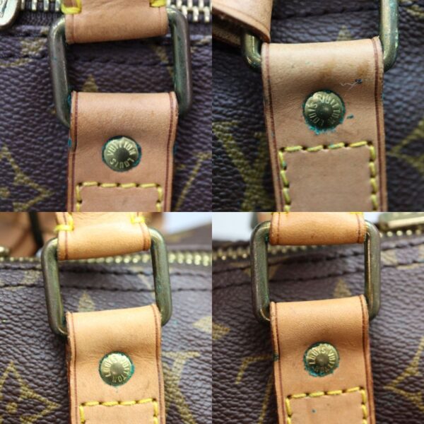 1530 9 Louis Vuitton Keepall Bandouliere 55 Monogram Canvas Bag Brown