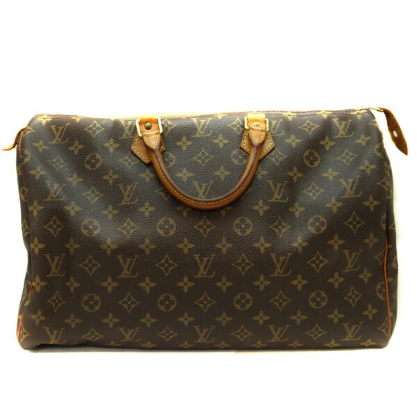 1619 1 Louis Vuitton Speedy 40 Bag Monogram Canvas Brown