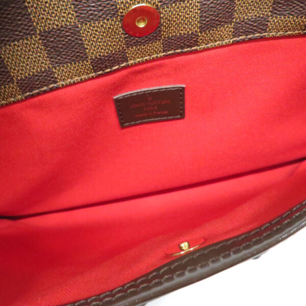 1655 Louis Vuitton Bloomsbury PM Damier Ebene Shoulder Bag Brown