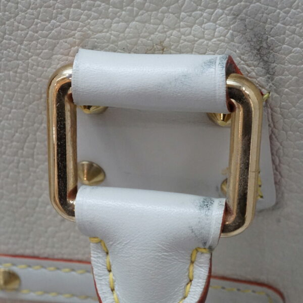 17 Louis Vuitton Fabureau Handbag Suhari White