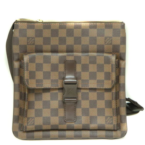 1784 1 Louis Vuitton Pochette Melville Shoulder Bag Damier Canvas Brown