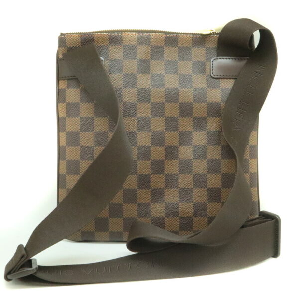 1784 2 Louis Vuitton Pochette Melville Shoulder Bag Damier Canvas Brown