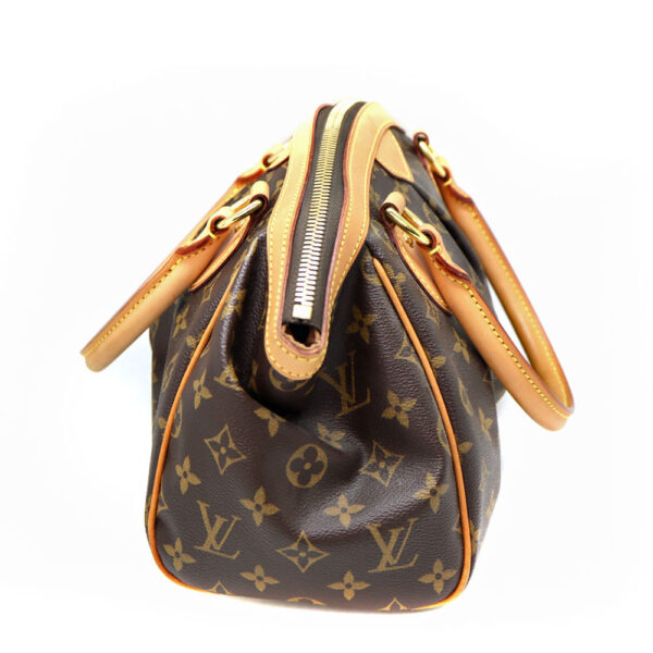 1786 3 Louis Vuitton Tivoli PM Monogram Canvas Handbag Brown