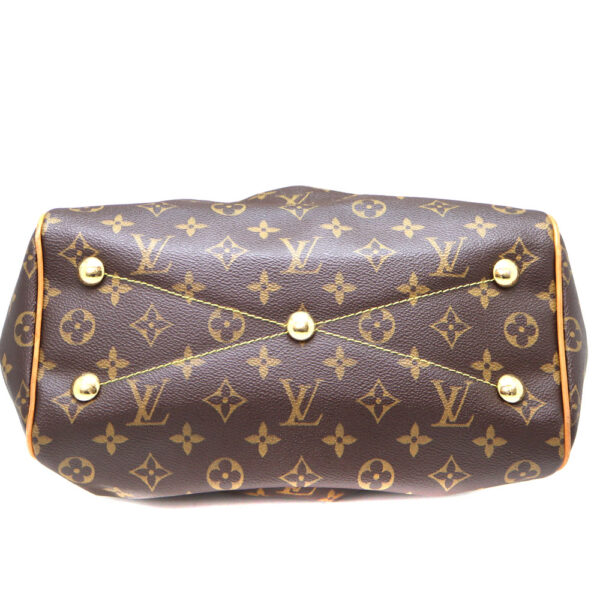 1786 5 Louis Vuitton Tivoli PM Monogram Canvas Handbag Brown