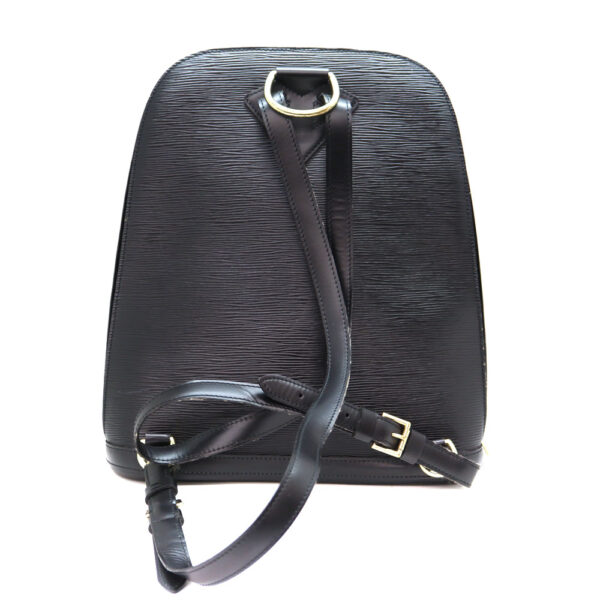 1788 2 Louis Vuitton Gobelin Epi Leather Backpack Black