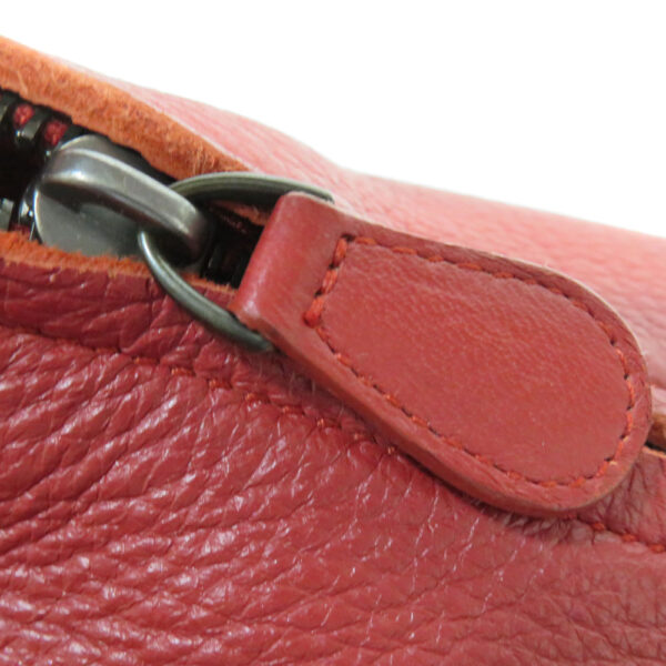 1795 Bottega Veneta Shoulder Handbag Leather Red