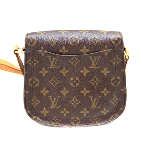 1812 2 Louis Vuitton Saint Cloud MM Monogram Canvas Shoulder Bag Brown