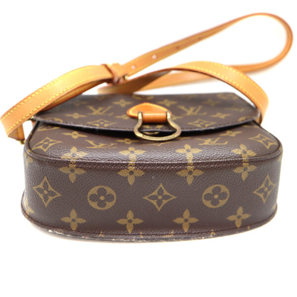 1812 5 Louis Vuitton Saint Cloud MM Monogram Canvas Shoulder Bag Brown