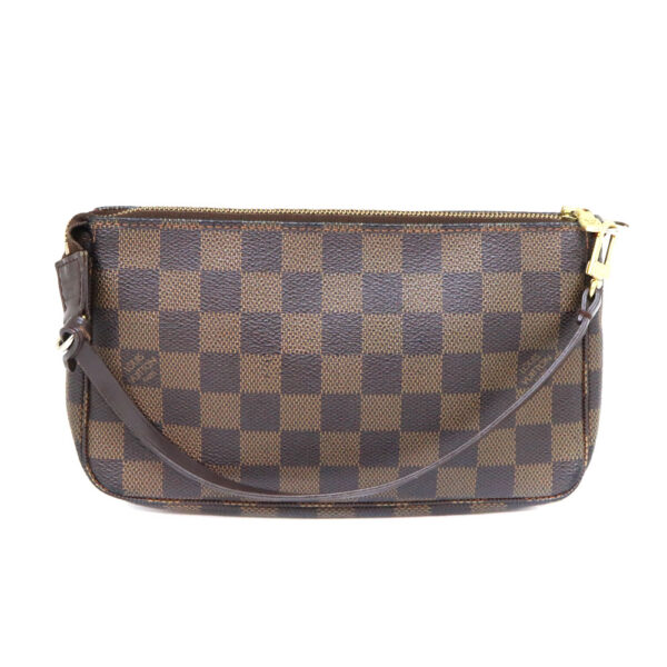 1846 1 Louis Vuitton Pochette Accessoire Damier Ebene Pouch Brown