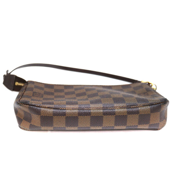 1846 5 Louis Vuitton Pochette Accessoire Damier Ebene Pouch Brown