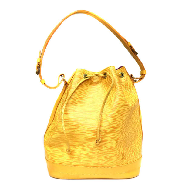 1889 1 Louis Vuitton Noe Epi Leather Shoulder Bag Yellow