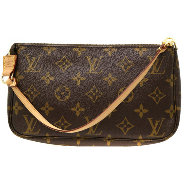 1938 2 Louis Vuitton Pochette Accessory Pouch Monogram Brown