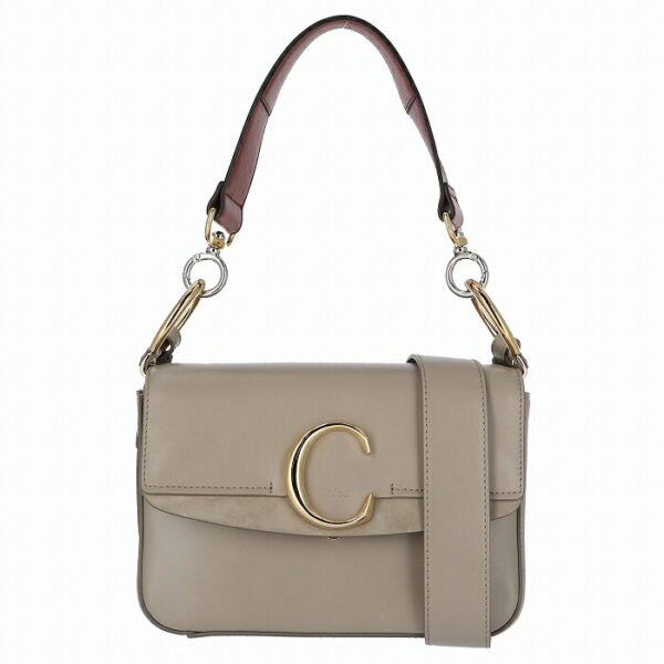 19ss191a3723w Chloe C Small Double Carry 2WAY Bag Gray