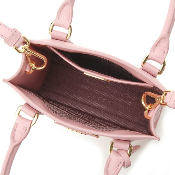 1ba358nzvf0442ooo 2 Prada Mini Pochette Handbag Pink