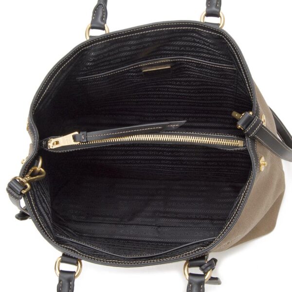 1ba579ucwf0j96oow 2 Prada Jacquard 2WAY Shoulder Bag Black