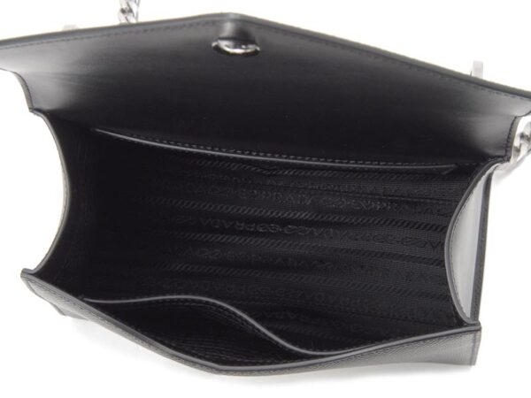 1bd1272erxf0632ooo 2 Prada Monochrome Shoulder Bag Black