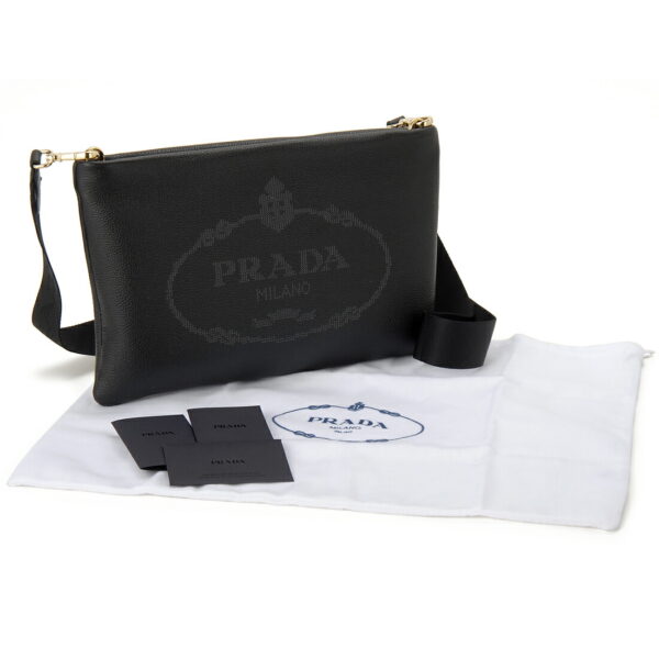 1bf1252dkvf0002nlo 3 Prada Shoulder Bag Black