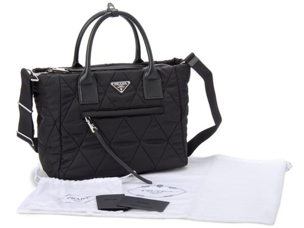 1bg1682byvf0002ooo 3 Prada Nylon 2WAY Shoulder Bag Nero