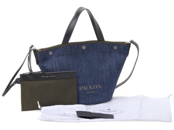 1bg2442bbvf0yfsooo 3 Prada Denim 2WAY Shoulder Bag