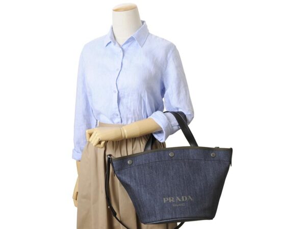 1bg2442bbvf0yfsooo 4 Prada Denim 2WAY Shoulder Bag