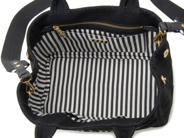 1bg439zkif0n12roo 2 Prada Canapa 2WAY Shoulder Bag Black