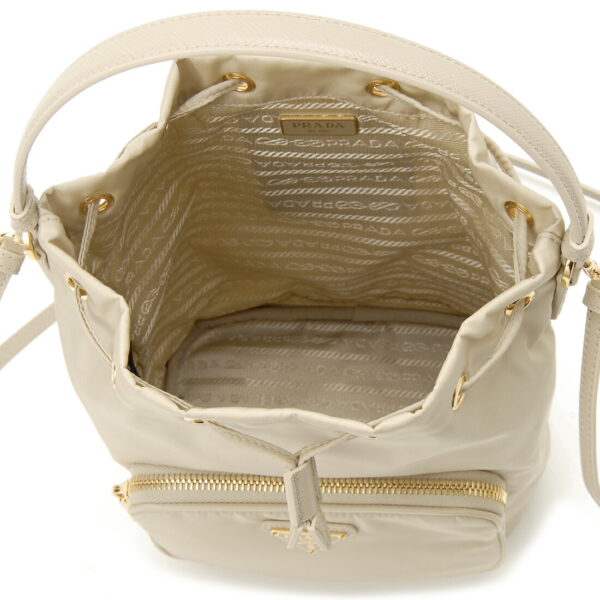 1bh038rv44f0f24uoo 2 Prada Pochette Shoulder Bag Beige