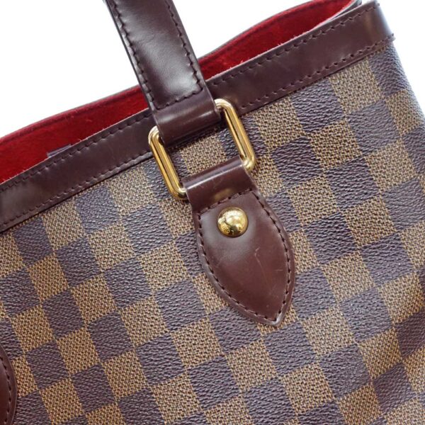 20 7429 6 1 Louis Vuitton Hampstead PM Handbag Damier Canvas Brown