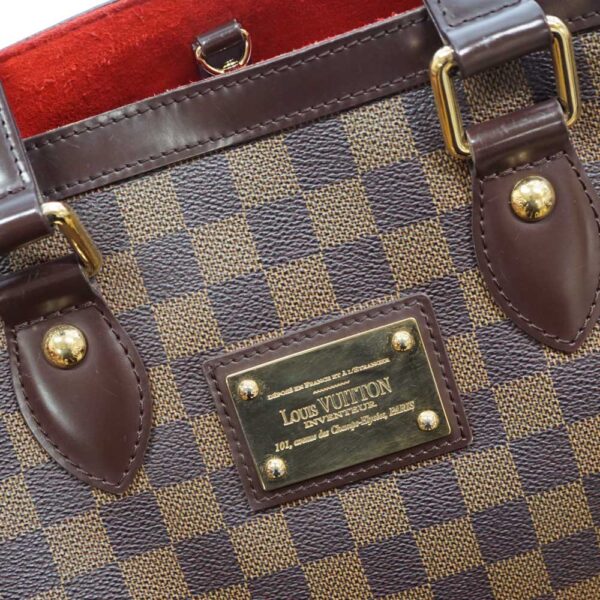 20 7429 6 Louis Vuitton Hampstead PM Handbag Damier Canvas Brown