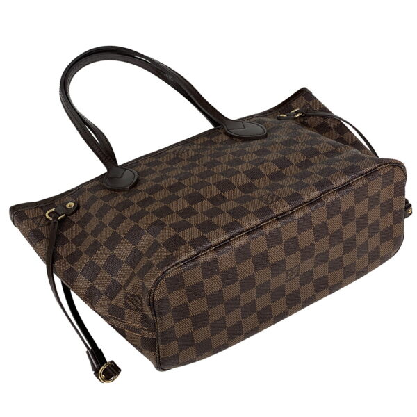 2000007835733 2 Louis Vuitton Neverfull PM Shopping Tote Bag Damier Brown