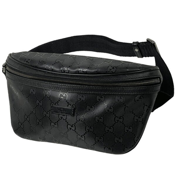 2000010998531 1 Gucci GG Implement Waist Bag Canvas Black