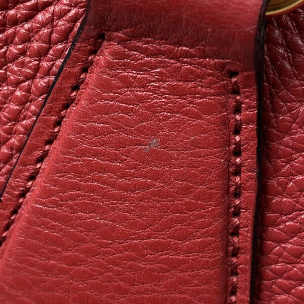 2000011880903 4 Prada Shoulder Handbag Leather Red