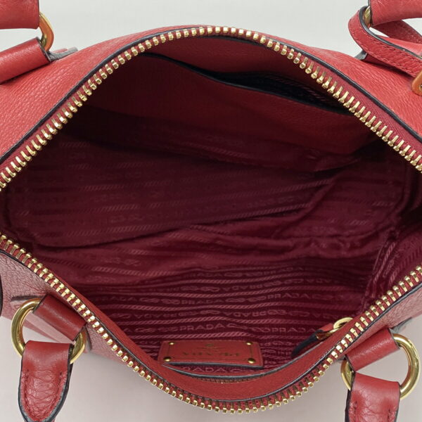 2000011880903 7 Prada Shoulder Handbag Leather Red