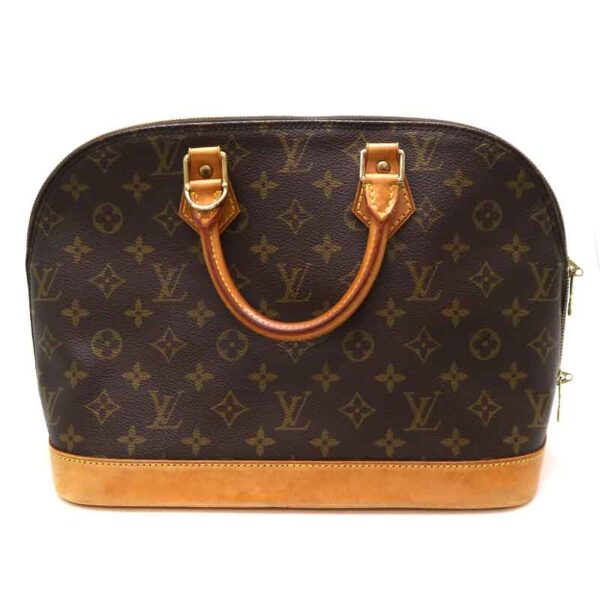 2008157 2 Louis Vuitton Alma Handbag Monogram Canvas Brown