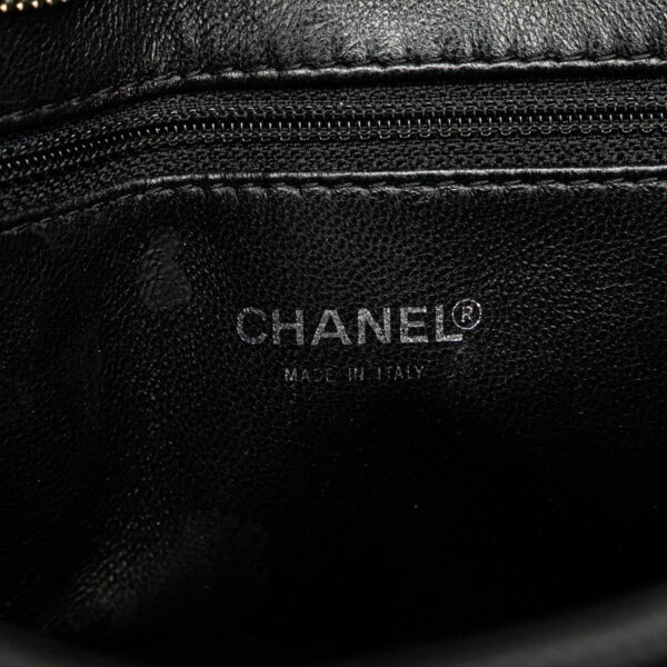 201 57872 8 Chanel Tote Coco Mark Tote Bag Caviar Skin Black