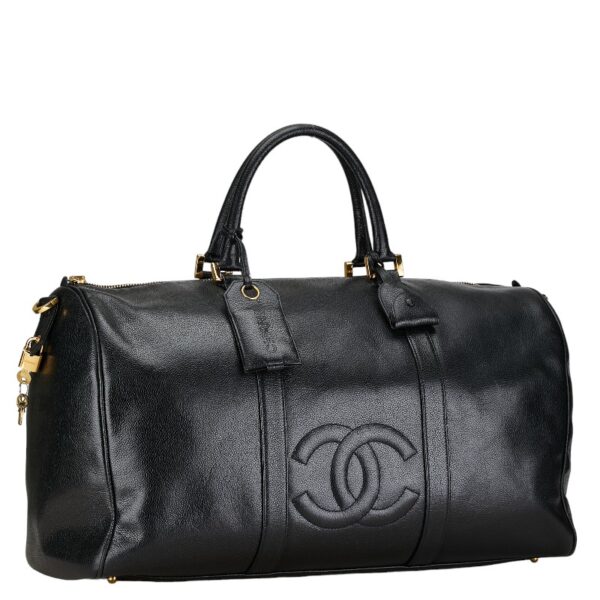 201 57892 3 Chanel Cocomark Bag Bag Black