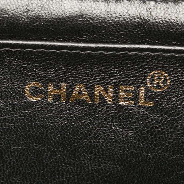 201 62390 8 Chanel Deca Matelasse Chain Shoulder Bag Black