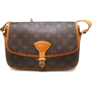 2013 1 Louis Vuitton Kaba Mezzo Canvas Monogram Shoulder Bag Brown