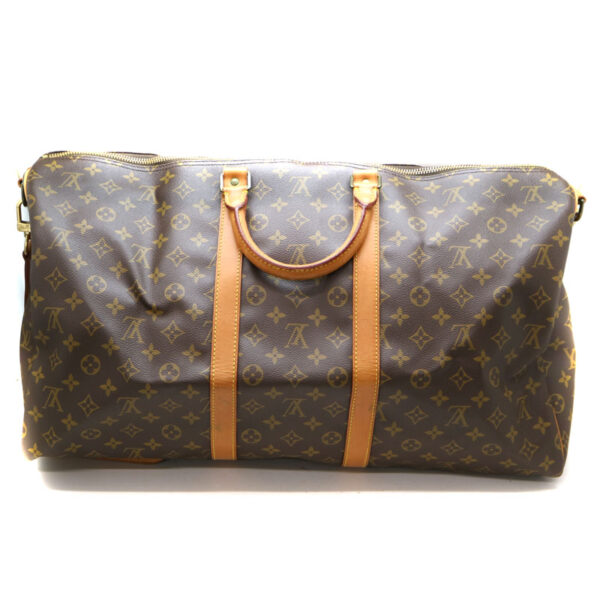 2019 Louis Vuitton Keepall Bandouliere 55 Monogram Canvas Brown