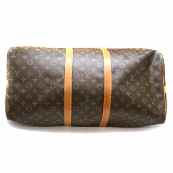 2020 Louis Vuitton Keepall Bandouliere 55 Monogram Canvas Brown