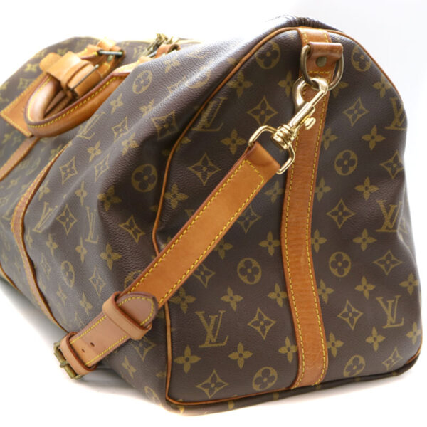 2049 Louis Vuitton Keepall Bandouliere 50 Bag Monogram Canvas Brown