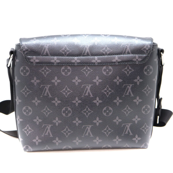 2083 2 Louis Vuitton District PM Monogram Eclipse Shoulder Bag Gray