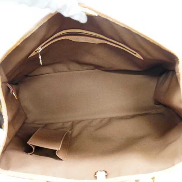 21 100 10 Louis Vuitton Batignolles Horizontal Monogram Canvas Tote Bag Brown